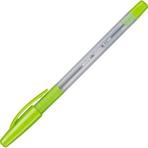 Ручка шариковая Attache Solution неавт..корпус матовый ассорти. синяя Ручка шариковая Attache Solution неавт..корпус матовый ассорти. синяя