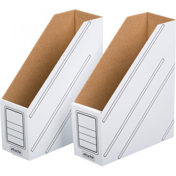 Вертикальный накопитель Attache 100мм бел. 2шт/уп (сборн) гофрокарт.