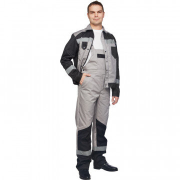 Спец.одежда летняя Костюм мужской л21-КПК серый/черн. (р.44-46) 182-188 Спец.одежда летняя Костюм мужской л21-КПК серый/черн. (р.44-46) 182-188