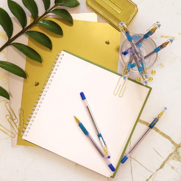 Ручка шариковая MunHwa MC Gold синяя, 0,5мм, грип, 207858 Ручка шариковая MunHwa MC Gold синяя, 0,5мм, грип, 207858