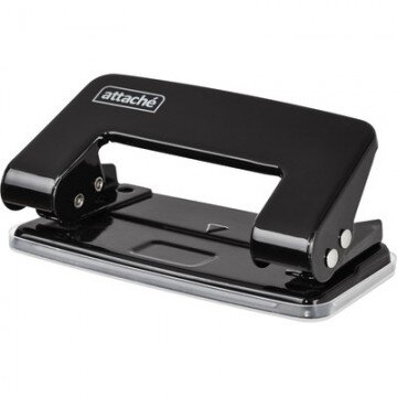Дырокол ATTACHE 6304 до 10л., металл., черный