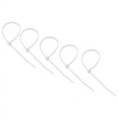 Хомут 200 мм х 4 мм, 25 шт, нейлон, Rexant, белый, 07-0200-25