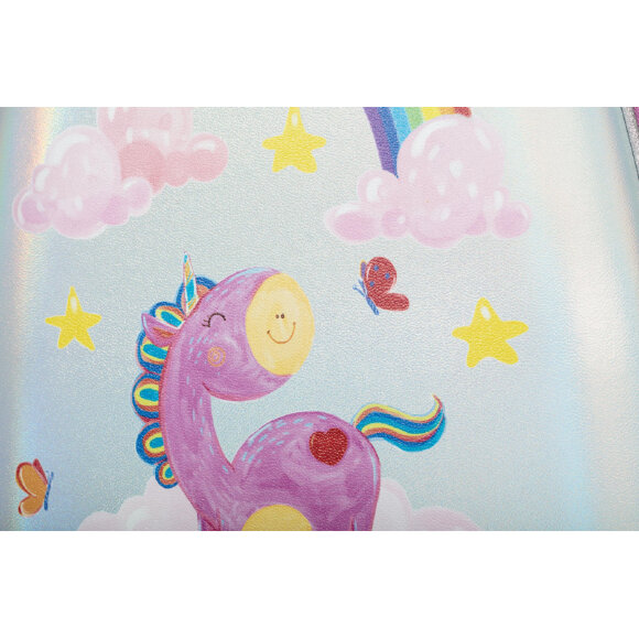 Ранец №1School Basic Волшебный Единорог, 2 отд., эргоном. спинка     