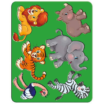 Трафарет Веселые зверята Луч, 10С 530-08