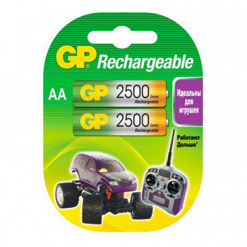 Аккумулятор GP 2500mAh АА/НR6 NiMh бл/2шт