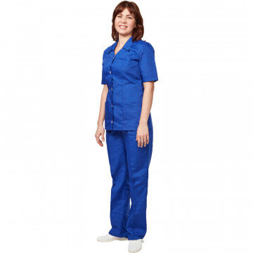 Костюм для горничных и уборщиц женский у12-КБР василек (р.56-58)р.170-176 Костюм для горничных и уборщиц женский у12-КБР василек (р.56-58)р.170-176