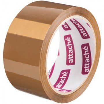 Клейкая лента упаковочная ATTACHE 48мм х 60м 40мкм коричневая