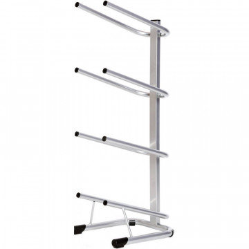 Метал.Мебель KD_Бридж-4 стеллаж для воды бутилир. на 4 тары, цв. серый