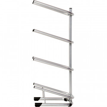 Метал.Мебель KD_Бридж-4 стеллаж для воды бутилир. на 4 тары, цв. серый