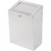 Корзина для мусора с крышкой Luscan Professional 25л металл 0854S