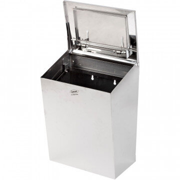 Корзина для мусора с крышкой Luscan Professional 25л металл 0854S