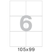 Этикетки самоклеящиеся Office Label  105х99 мм/6 шт.на лис. А4  50 листов