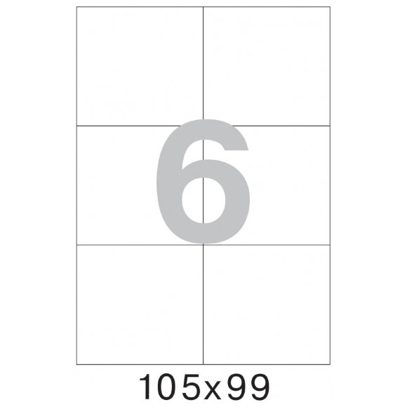 Этикетки самоклеящиеся Office Label 105х99 мм/6 шт.на лис. А4 50 листов Этикетки самоклеящиеся Office Label 105х99 мм/6 шт.на лис. А4 50 листов