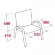 Кресло BN_TQ_конференц Echair-807 VPU кожзам черный, хром
