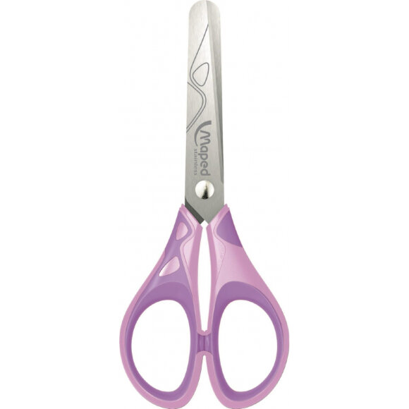 Ножницы детские Maped ESSENTIALS SOFT PASTEL 130мм,прорезин. ручки, ассорти
