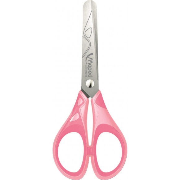 Ножницы детские Maped ESSENTIALS SOFT PASTEL 130мм,прорезин. ручки, ассорти