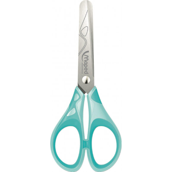Ножницы детские Maped ESSENTIALS SOFT PASTEL 130мм,прорезин. ручки, ассорти
