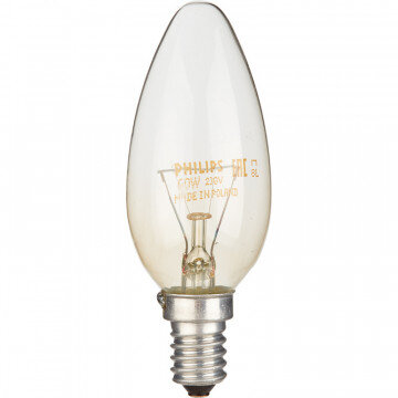 Электрическая лампа Philips свеча/прозрачная 60W E14 CL/B35 (10/100) Электрическая лампа Philips свеча/прозрачная 60W E14 CL/B35 (10/100)