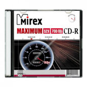 Носители информации Mirex CD-R MAXIMUM 52x slim case(UL120052A8S) Носители информации Mirex CD-R MAXIMUM 52x slim case(UL120052A8S)