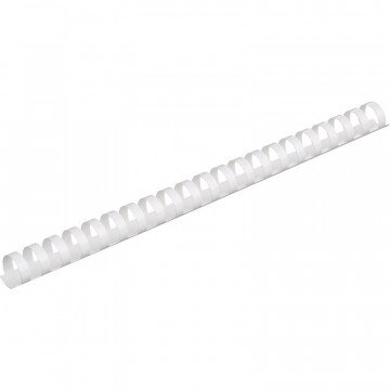 Пружины для переплета пластиковые Promega office 22мм белые 50шт/уп.