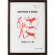 Рамка пластиковая 21x30 (A4) Кофе, с пластиком
