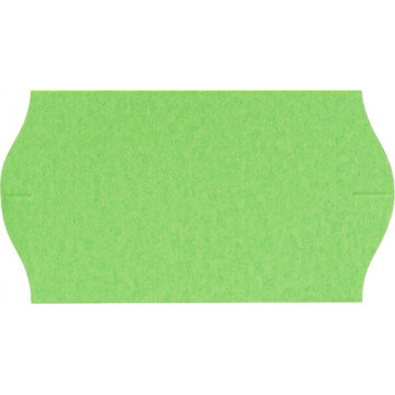 Этикет-лента Эконом 22х12 зел волна 1000шт/рул 10рул/уп