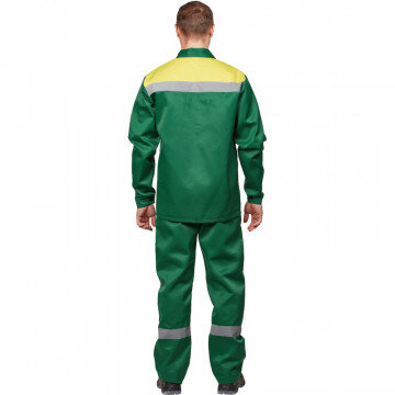 Спец.одежда летняя Костюм летний л02-КПК кур/пк зел/желт 56-58/170- Спец.одежда летняя Костюм летний л02-КПК кур/пк зел/желт 56-58/170-