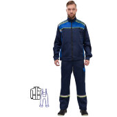 Спец.одежда летняя Костюм муж. л26-КПК син/вас (р.44-46) 170-176 Спец.одежда летняя Костюм муж. л26-КПК син/вас (р.44-46) 170-176
