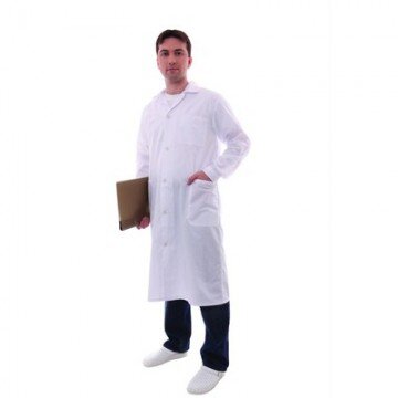 Халат медицинский муж. Медик/м04-ХЛ цв.бел. (р.52-54) р.170-176