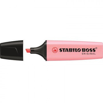 Маркер выделитель текст STABILO BOSS ORIGINAL PASTEL 70/129 пудр роза 2-5мм