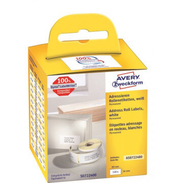 Этикет-лента Avery Zweckform AS0722400 89x36мм для DYMO 2шт/уп