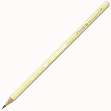 Карандаш чернографитный STABILO Schwan Pastel 421 HB кругл.,б/ласт,желтый