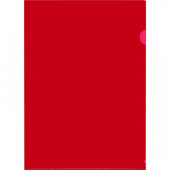 Папка уголок , 150 мкм, красный 10шт/уп Россия
