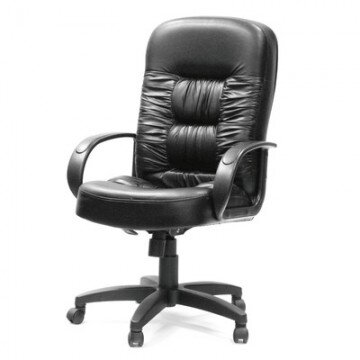 Кресло VT_CH416 ЭКОкожа чёрная (глянец)