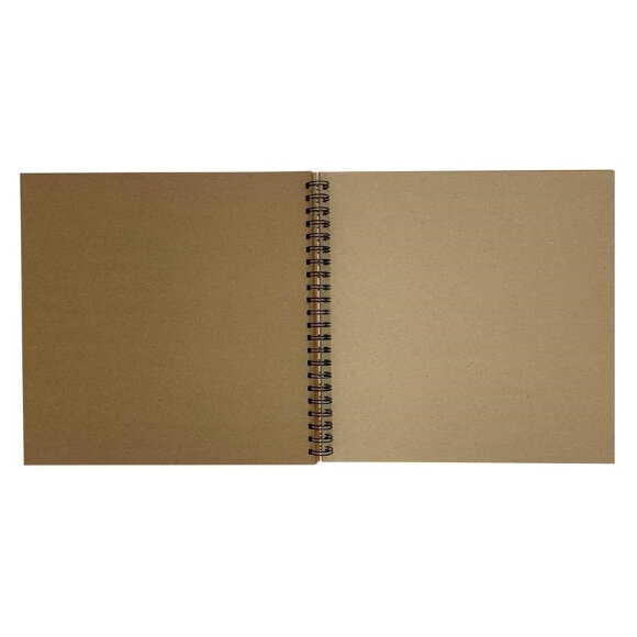 Скетчбук для эскизов Kroyter 195х195,40л,бл.краф140г,спир,обл.тв.Kraft00133 Скетчбук для эскизов Kroyter 195х195,40л,бл.краф140г,спир,обл.тв.Kraft00133