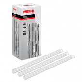 Пружины для переплета пластиковые Promega office 25мм белые 50 шт. /уп. Пружины для переплета пластиковые Promega office 25мм белые 50 шт. /уп.