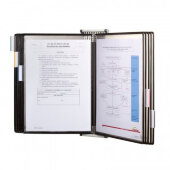 Демосистема настенная Tarifold Antibacterial А4,10панелей, черн.414507