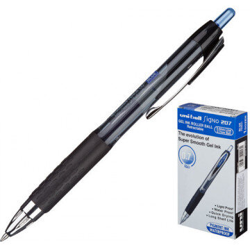 Ручка гелевая Uni Signo 0,4мм синий UMN-207