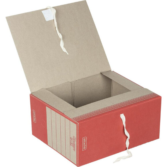 Папка архивная на завязках 150 мм, красн