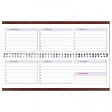 Планинг недатированный на подставке Balacron коричневый