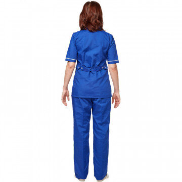 Костюм для горничных и уборщиц женский у13-КБР василек (р.60-62)р.158-164