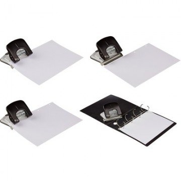 Дырокол SAX 306 до 20л., металл, с лин., синий, Австрия-Венгрия