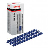 Пружины для переплета пластиковые Promega office 25мм синие 50шт/уп. Пружины для переплета пластиковые Promega office 25мм синие 50шт/уп.