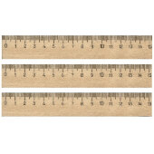 Линейка деревянная 15см 3шт/уп