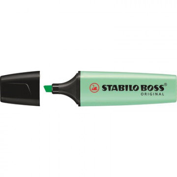 Маркер выделитель текста STABILO BOSS ORIGINAL PASTEL 70/116 мята 2-5мм