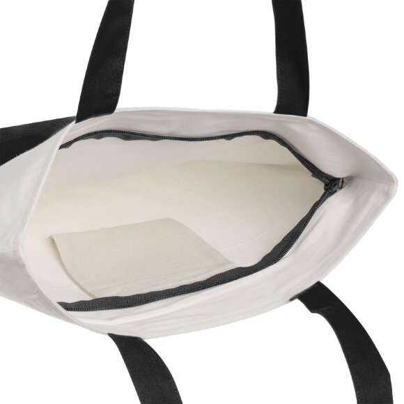 Сумка для покупок на молнии Shopaholic Zip, неокрашенная с черным 11683.30