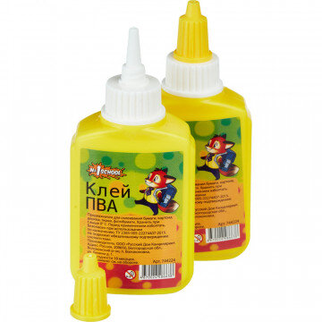 Клей ПВА 65г N1 School Лисята Клей ПВА 65г N1 School Лисята