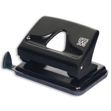 Дырокол SAX 306 до 20л., металл, с лин., черный, Австрия-Венгрия