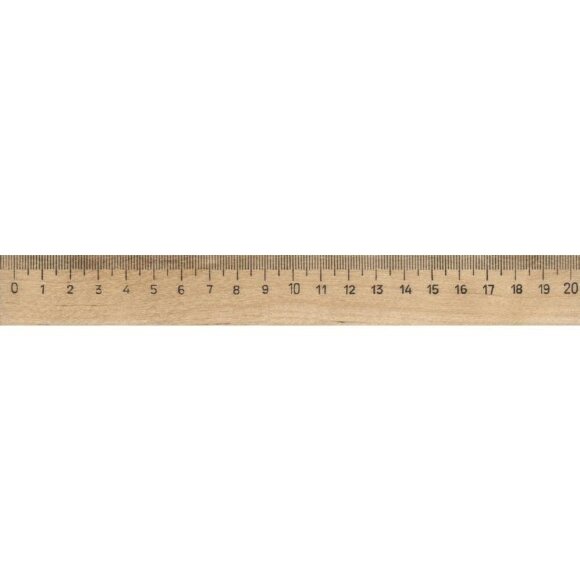 Линейка деревянная 20см 3шт/уп
