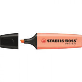 Маркер выделитель текста STABILO BOSS ORIGINAL PASTEL 70/126 персик 2-5мм